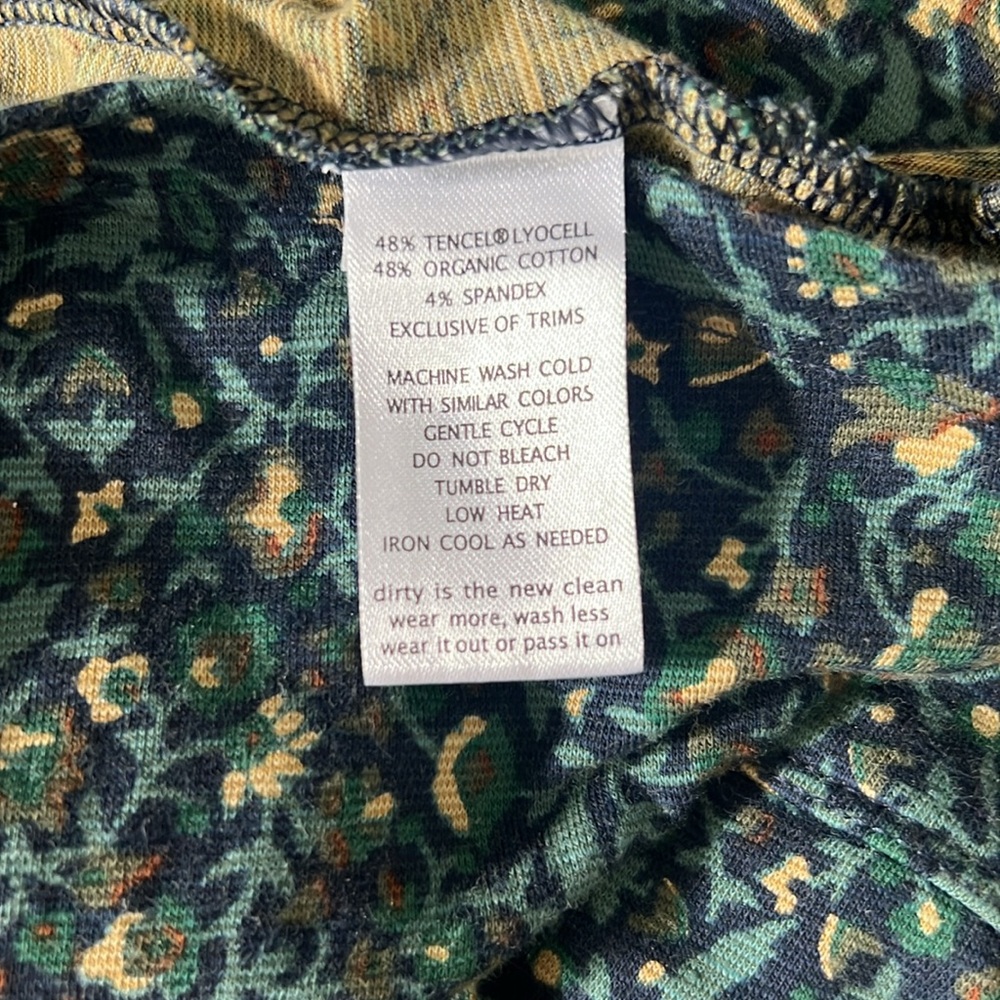 Toad&Co Floral Green Dress - Picture 7 of 12